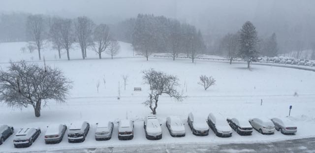 snowy saturday
